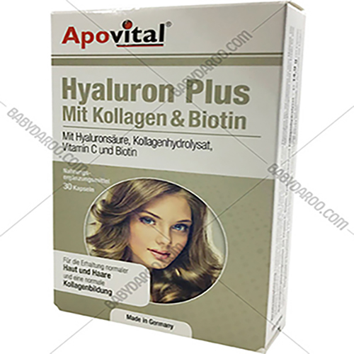 Apovital Hyaluron Plus – کپسول هیالورون پلاس آپوویتال