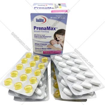 PrenaMax Breast Feeding – قرص و کپسول پرینامکس برست فیدینگ یورو ویتال