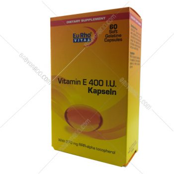 کپسول ویتامین E ۴۰۰ واحد یوروویتال